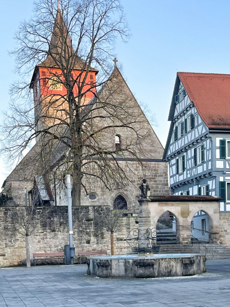 Winterbach, Ortskern mit Michaelskirche